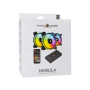 White Shark FAN GCF-S028-004 NEBULA-2 CRNI ARGB KIT