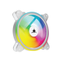 White Shark FAN GCF-S028-005 NEBULA-2 BIJELI ARGB KIT