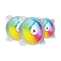 White Shark FAN GCF-S028-005 NEBULA-2 BIJELI ARGB KIT
