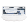 White Shark PODLOGA ZA TASTATURU KP-012 CUMULUS BIJELA