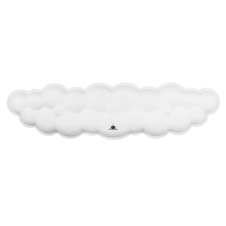 White Shark PODLOGA ZA TASTATURU KP-012 CUMULUS BIJELA