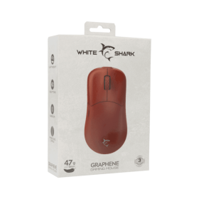 White Shark MIŠ GM-5014 GRAPHENE / 12.400 DPI - Crveni
