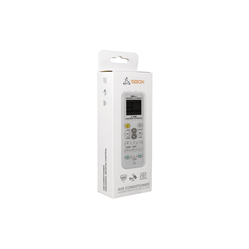 SBOX UNIVERZALNI DALJINSKI UPRAVLJAČ RC-01408 ZA KLIMA UREĐAJE slika 2