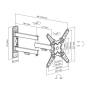 SBOX STALAK LCD-223-2 (13-43''/20kg/200x200)