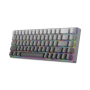 White Shark TASTATURA GK-007711 NUNCHAKU Siva Gradient - Mehanička / US - RED SW.