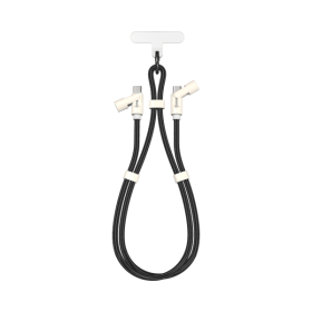 SBOX kabal Type-C-Type-C Lanyard 1.5M - Crni