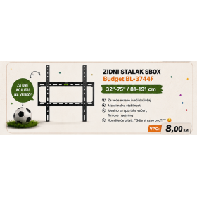SBOX STALAK Budget BL-3744F (32-75"/45kg/400x400)