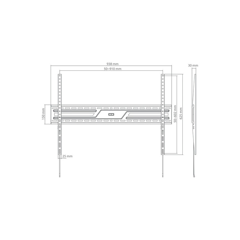 SBOX STALAK Budget BL-3869F (50-100"/75kg/900x600) slika 4