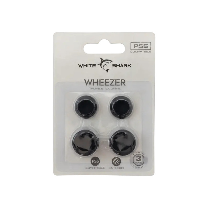 WHITE SHARK PS5 SILIKONSKI GRIPOVI ZA GLJIVICE PS5-817 WHEEZER CRNI slika 2
