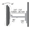 SBOX STALAK LCD-441 (23-55"/30kg/400x400)