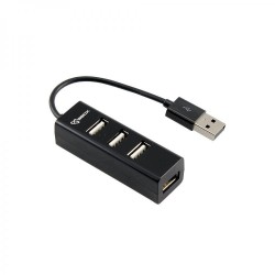 SBOX USB HUB H-204 - USB-2.0 4 Port Crni