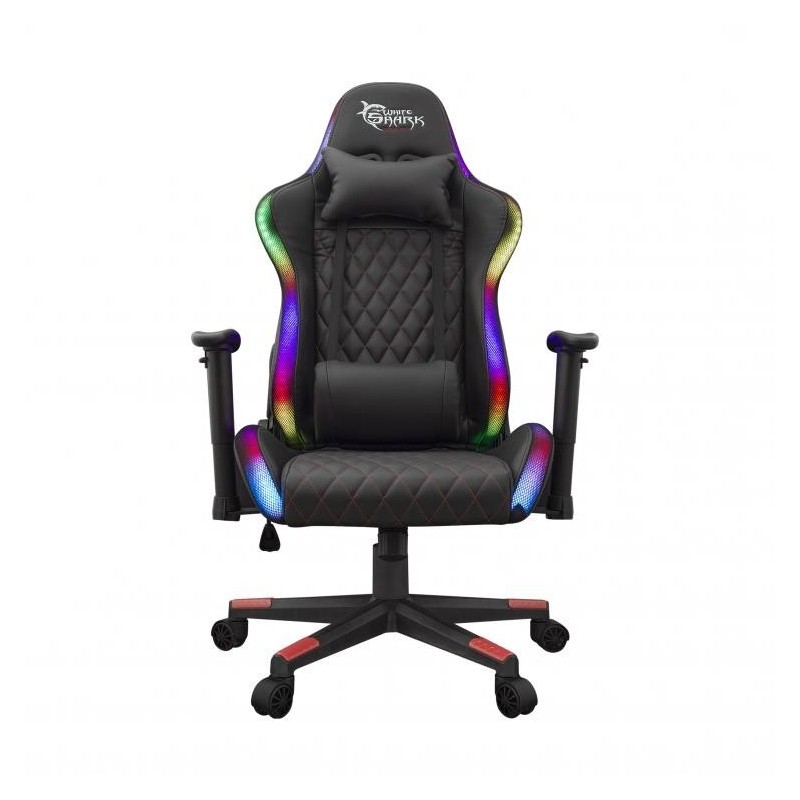 WHITE SHARK GAMING STOLICA THUNDERBOLT CRNA RGB slika 2