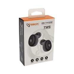 SBOX EARBUDS Slušalice + mikrofon  Bluetooth EB-TWS32 Crne