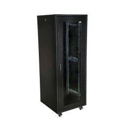 Racksis NETWORK 42U rack ormar, prednja vrata staklo, crni, 600x600x1990mm