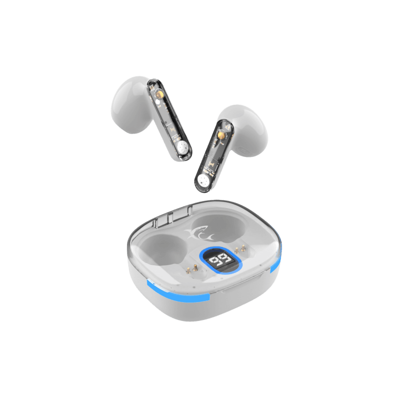 White Shark EARBUDS Slušalice + mikrofon Bluetooth GEB-TWS37 HYPERBEAT Bijele