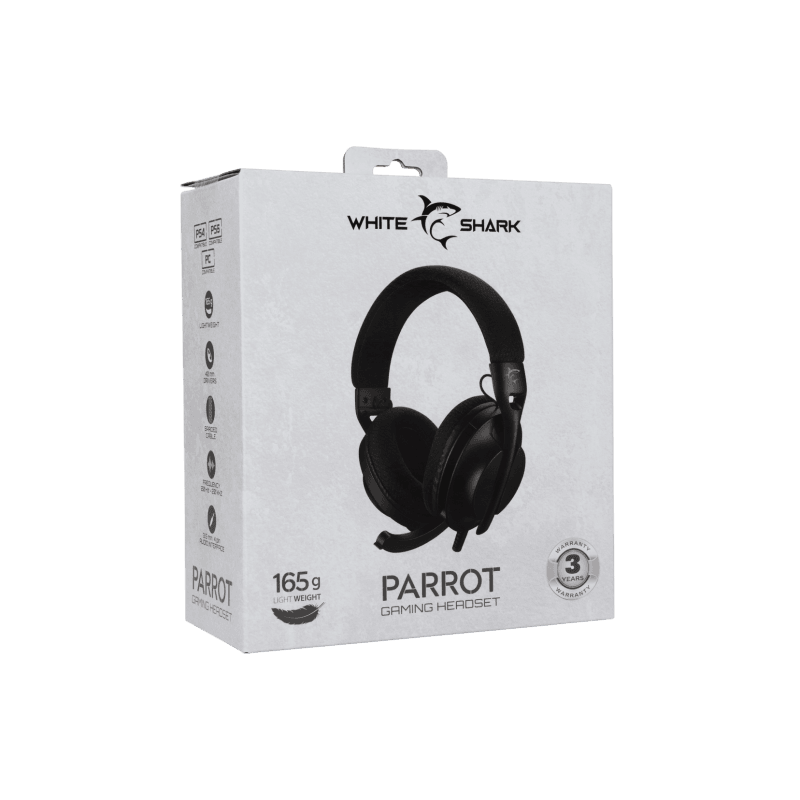 White Shark HEADSET GH-2440 PARROT Crne slika 10