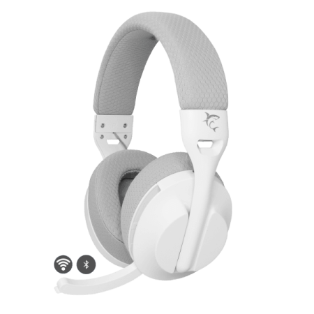 White Shark HEADSET WGH-2441 FALCON White/Grey - Wireless