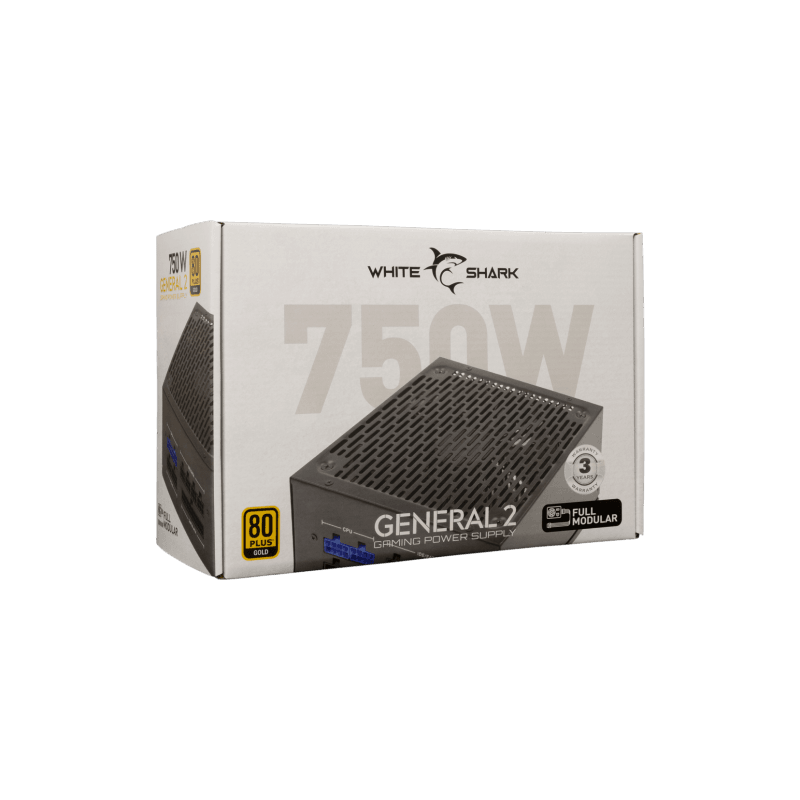 White Shark NAPAJANJE GPSU-750W GENERAL-2 750W 80+ GOLD Full Modular slika 3