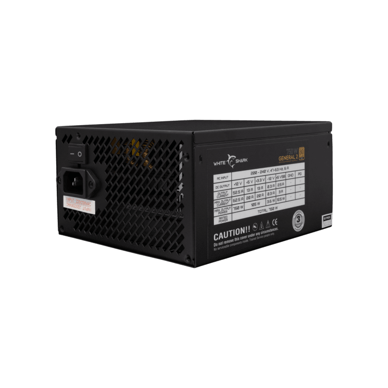 White Shark NAPAJANJE GPSU-750W GENERAL-2 750W 80+ GOLD Full Modular slika 9