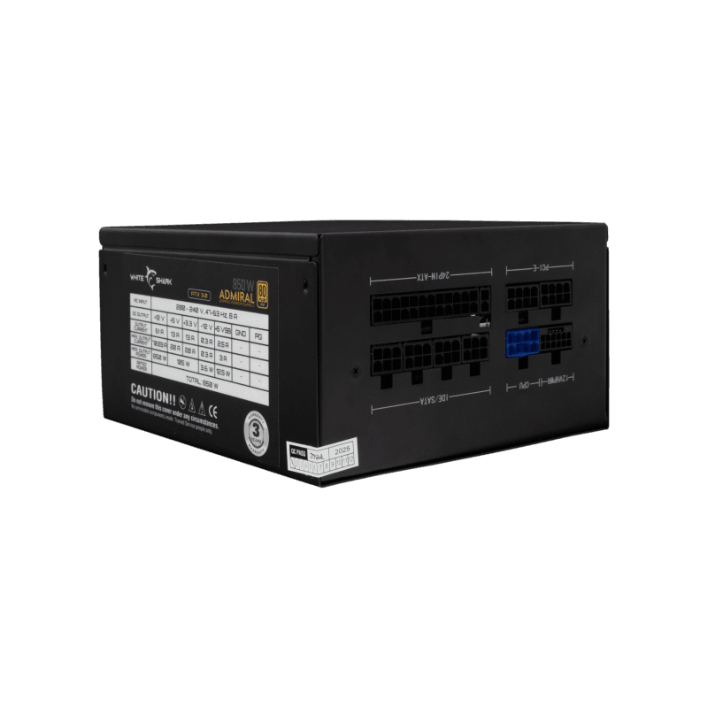 White Shark NAPAJANJE GPSU-850W ADMIRAL 850W 80+ GOLD Full Modular slika 9