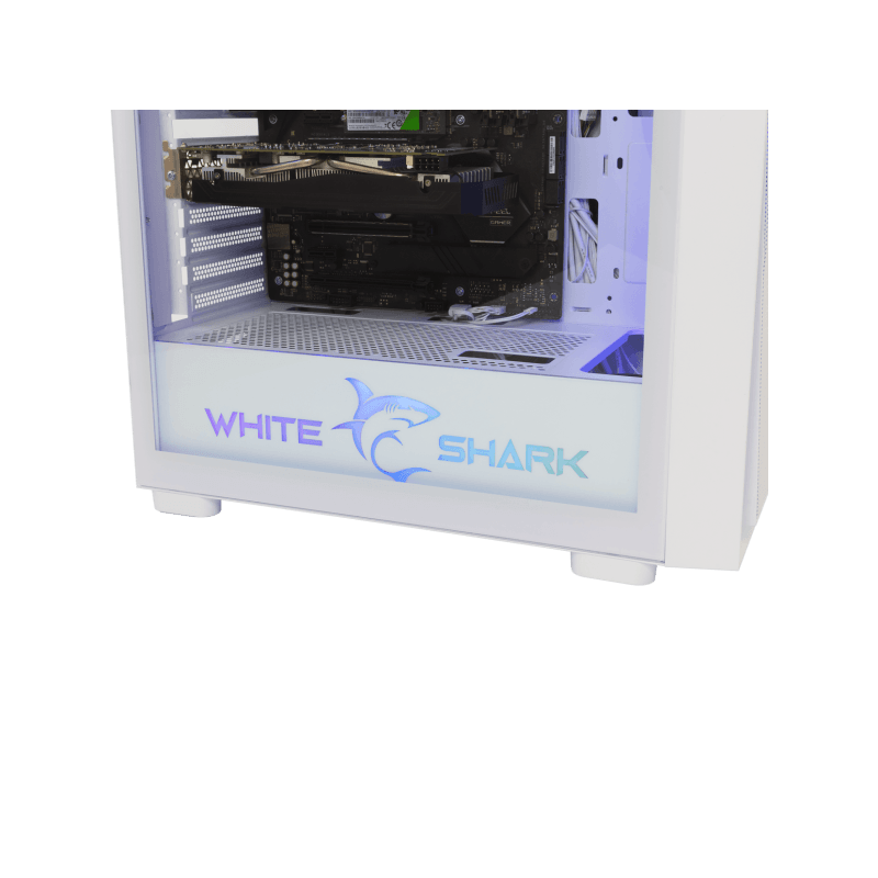 White Shark KUĆIŠTE GCC-2401 WARHEAD-3 BIJELO / 4 Fans 12cm RGB slika 3