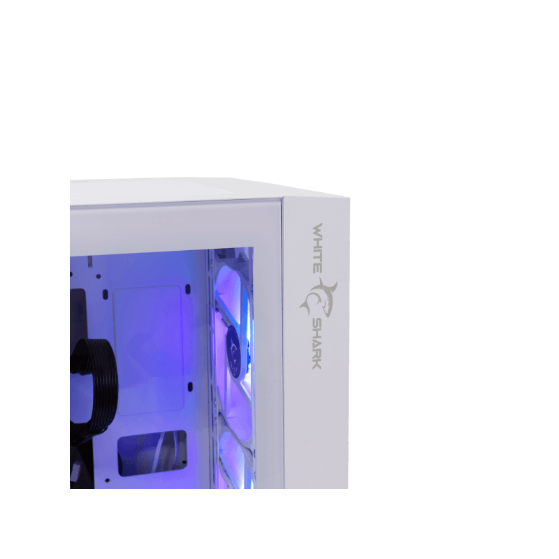 White Shark KUĆIŠTE GCC-2401 WARHEAD-3 BIJELO / 4 Fans 12cm RGB slika 4