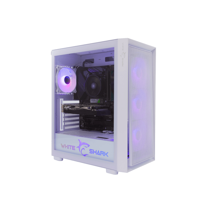 White Shark KUĆIŠTE GCC-2401 WARHEAD-3 BIJELO / 4 Fans 12cm RGB