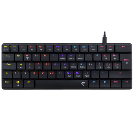 White Shark TASTATURA GK-006132 NAGAMAKI Crna-Mehanicka/ HR - BROWN SW.