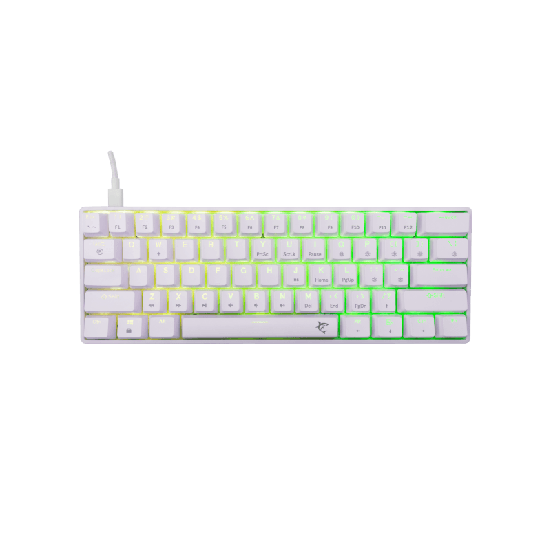 White Shark TASTATURA GK-004231 SHINOBI-2 Bijela- Mehanicka/US - BROWN.SW