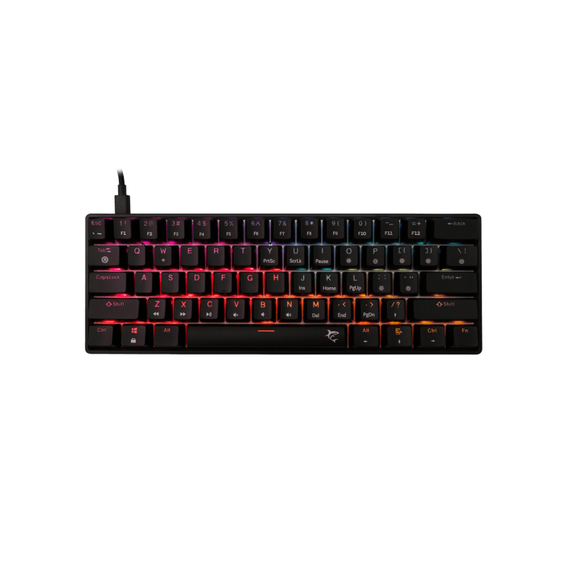 White Shark TASTATURA GK-004111 SHINOBI-2 Crna - Mehanička/ US RED SW.