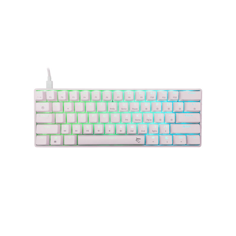 White Shark TASTATURA GK-004221 SHINOBI-2 Bijela - Mehanicka / US - BLUE SW.