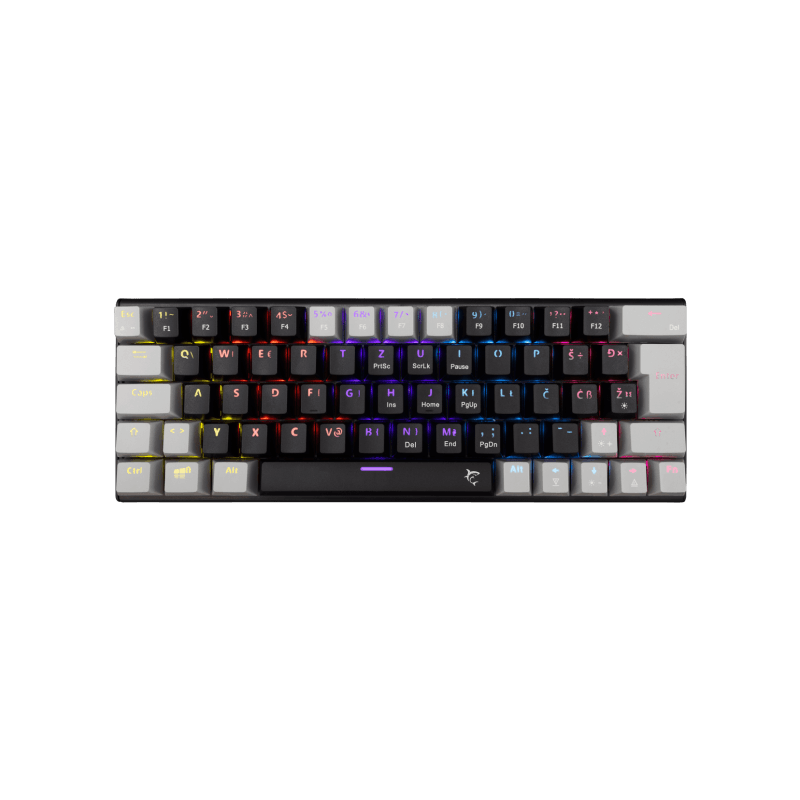 White Shark Tastatura GK-002112V2 WAKIZASHI-2 / Crno-siva HR-RED SW.
