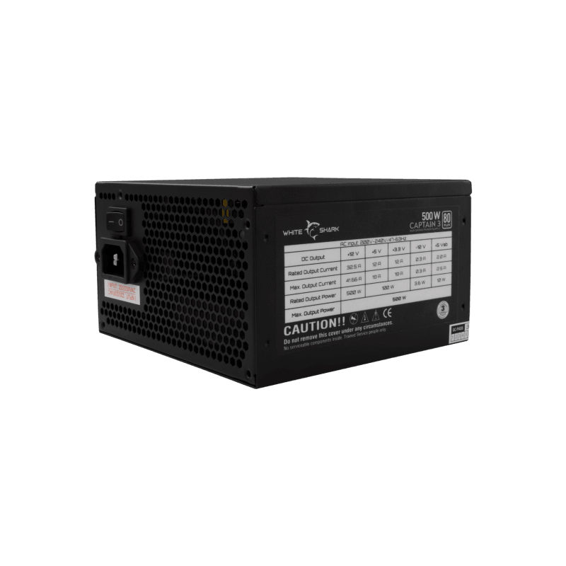White Shark NAPAJANJE GPSU-W500F CAPTAIN-3 500W 80+ RGB slika 4